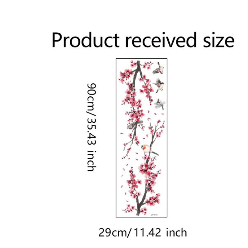 

HANDANWEIRAN Съемные наклейки на стену ПВХ деревья цветы птицы