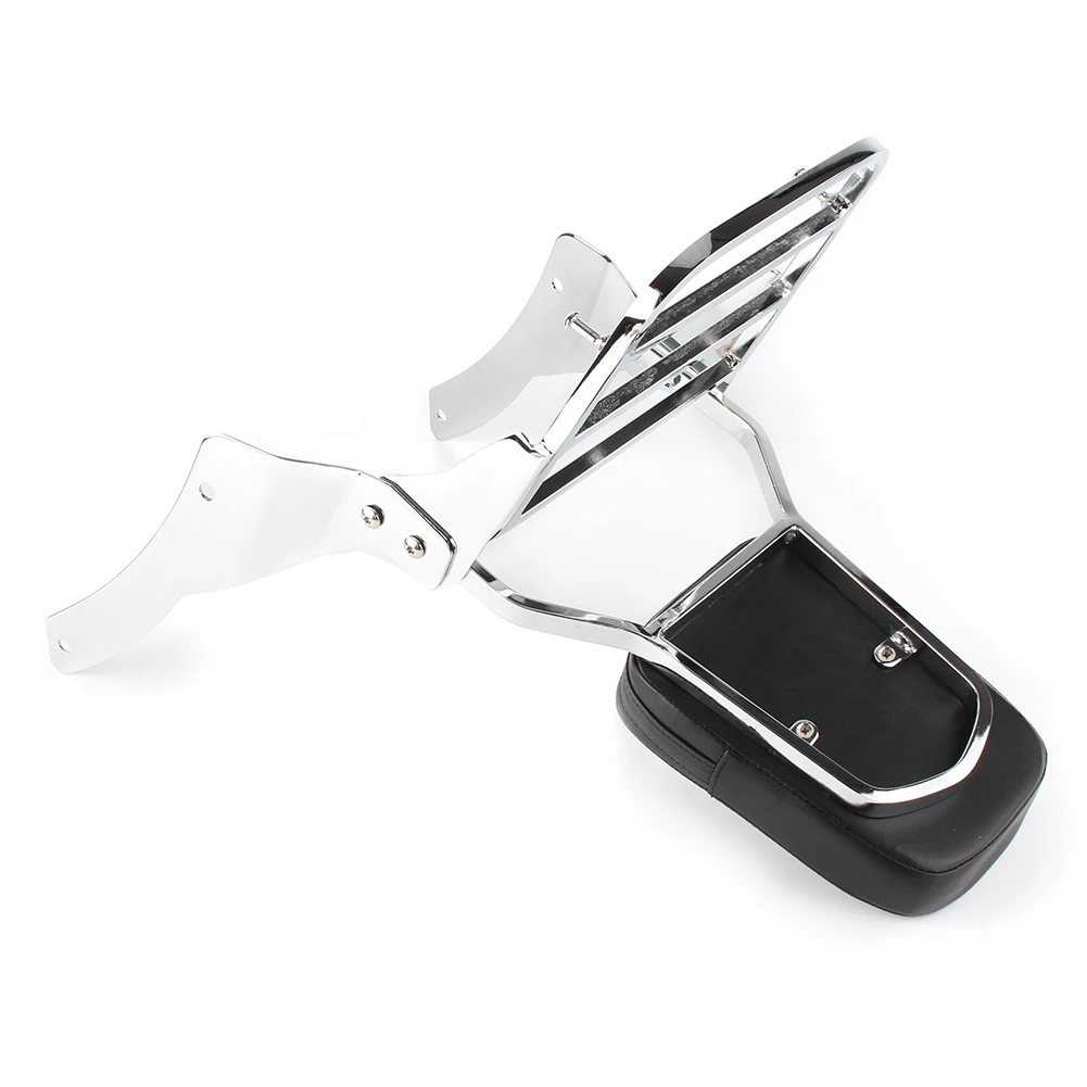 Спинка мотоцикла Sissy Bar с багажником для Yamaha Vstar Dragstar 400 650 Classic 1998-2022 гг.