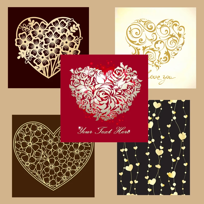 

2023 Hot Foil Flower Mother's Day Heart Rose Love Background Scrapbooking Frames Card Craft No Clear Stamps Metal Cutting Dies