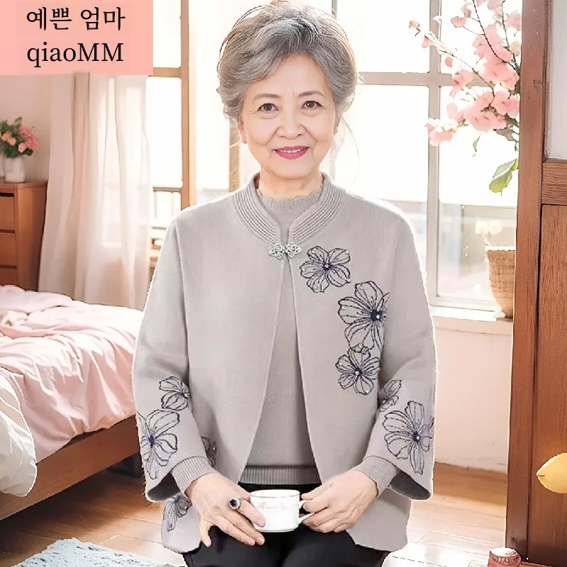 Весенняя одежда для женщин среднего и пожилого возраста весенний осенний