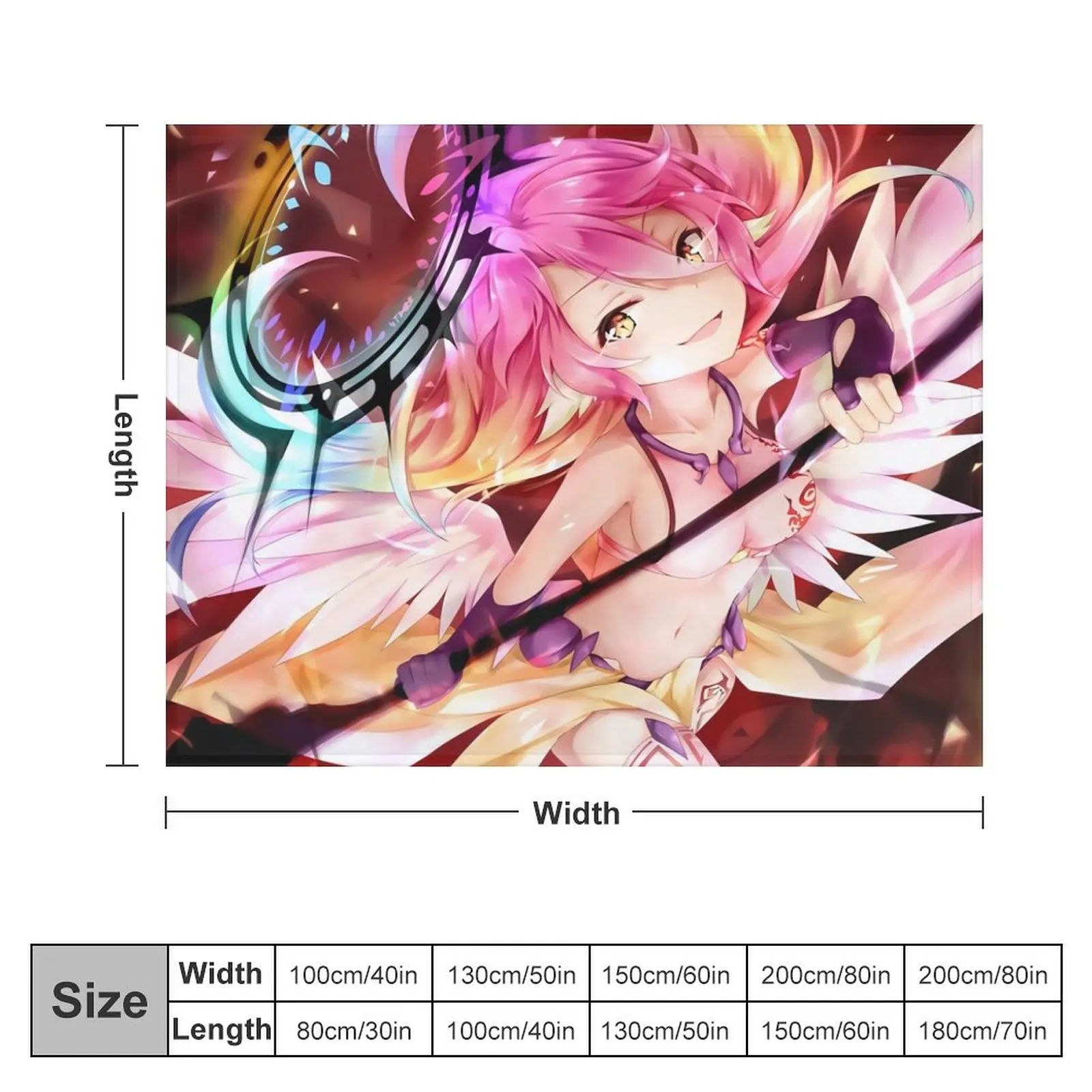 Jibril без игры жизни кидное одеяло роскошный цвет