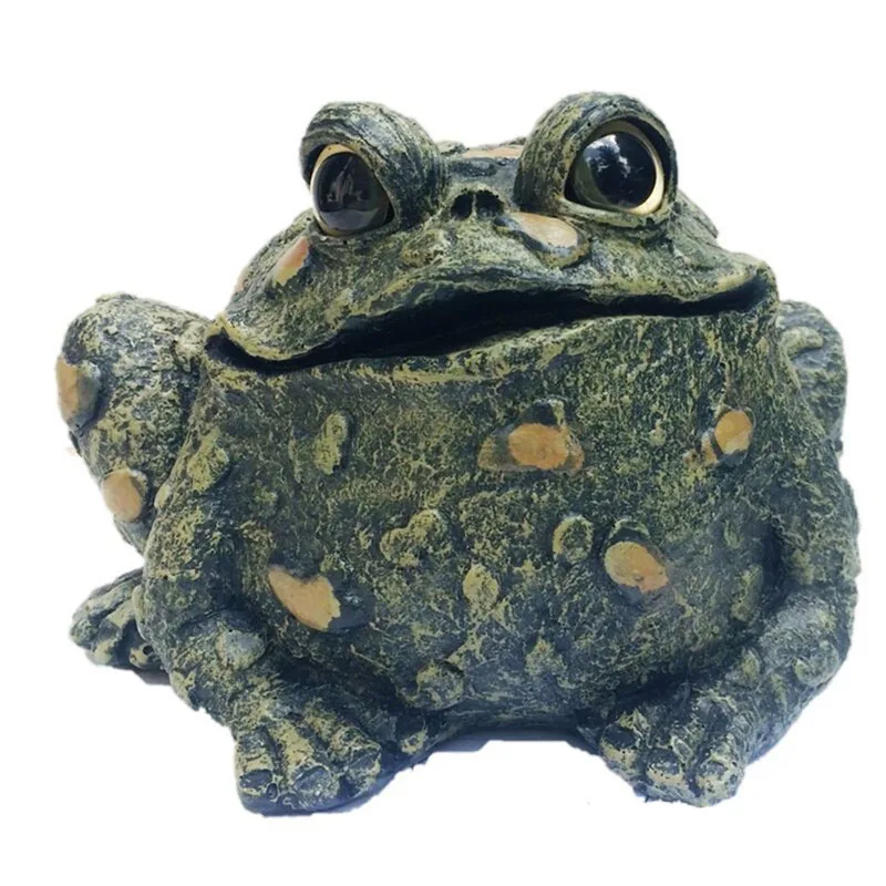 

Toad Shaped Resin Decoration, Hollow Toad Figurine for Garden/ Courtyard/ Patio/ Balcony, Animal Statue