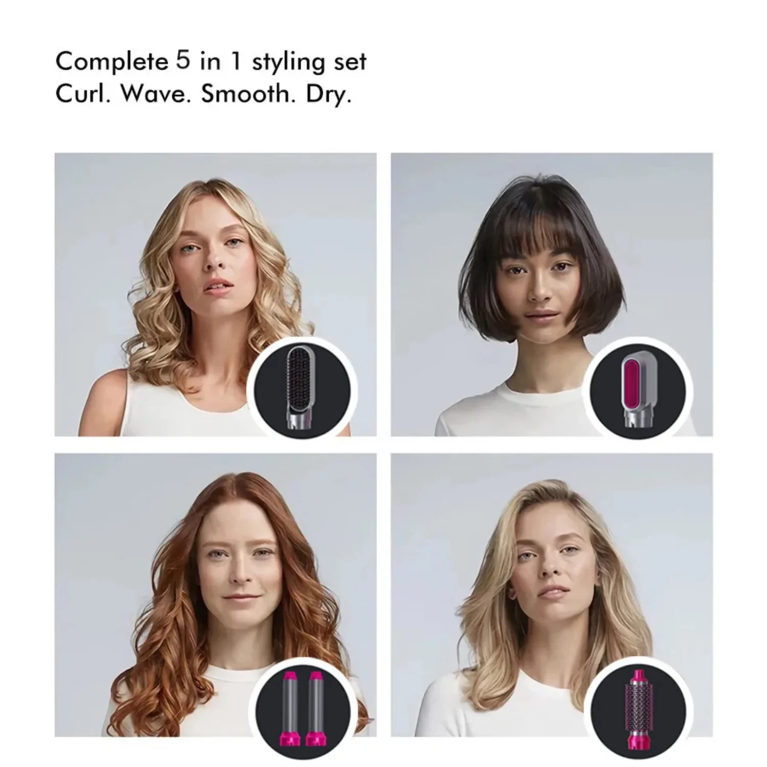 5 в 1 фен для волос 65000 об./мин.