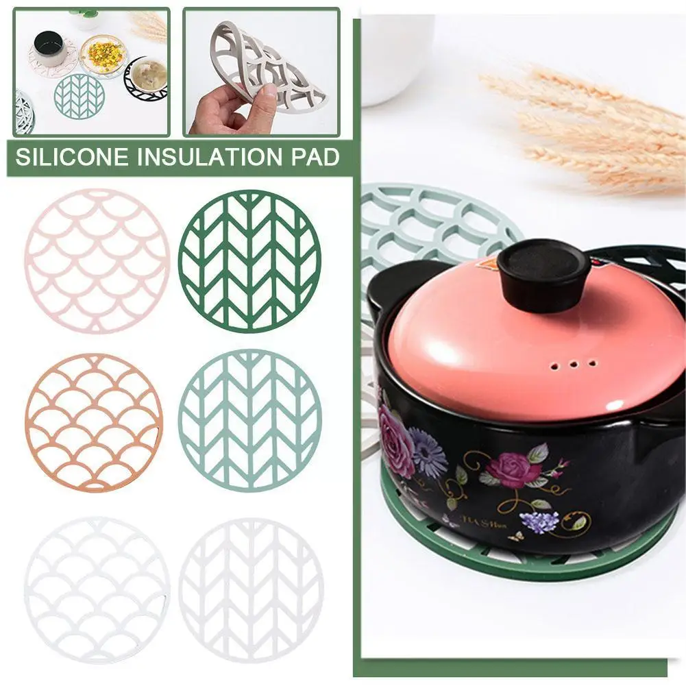 

Silicone Drying Mat Dish Bowl Cup Non Slip Anti Hot Parts Counter Mat Potholder Rest Coaster Trivet Spoon Pad Draining Kitc O3T8