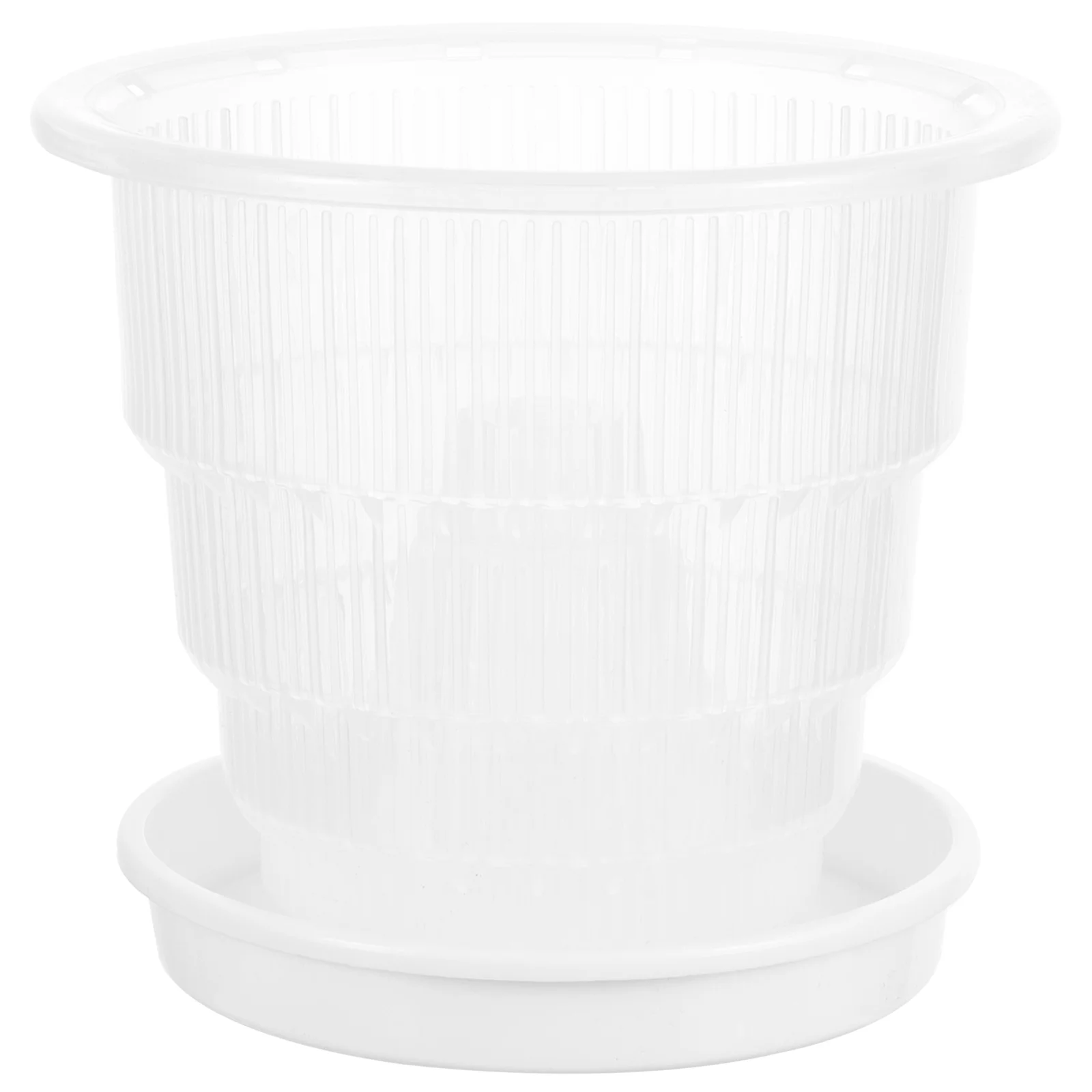 

Clear Pot Phalaenopsis Flower Castle Peak Basin 14x14.cm Transparent Plastic