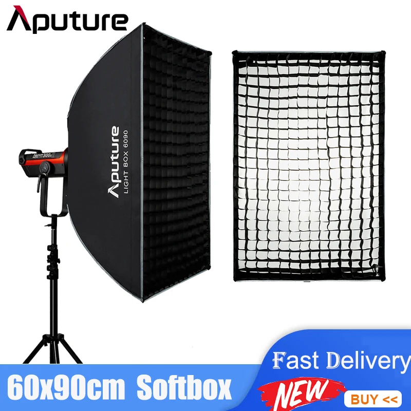 Свет Aputure Box 6090 квадратный софтбокс стандартное Крепление Bowens для Aputure LS120dII 300dII 300x Amaran 60x/60d/100d/200d/100x/200x