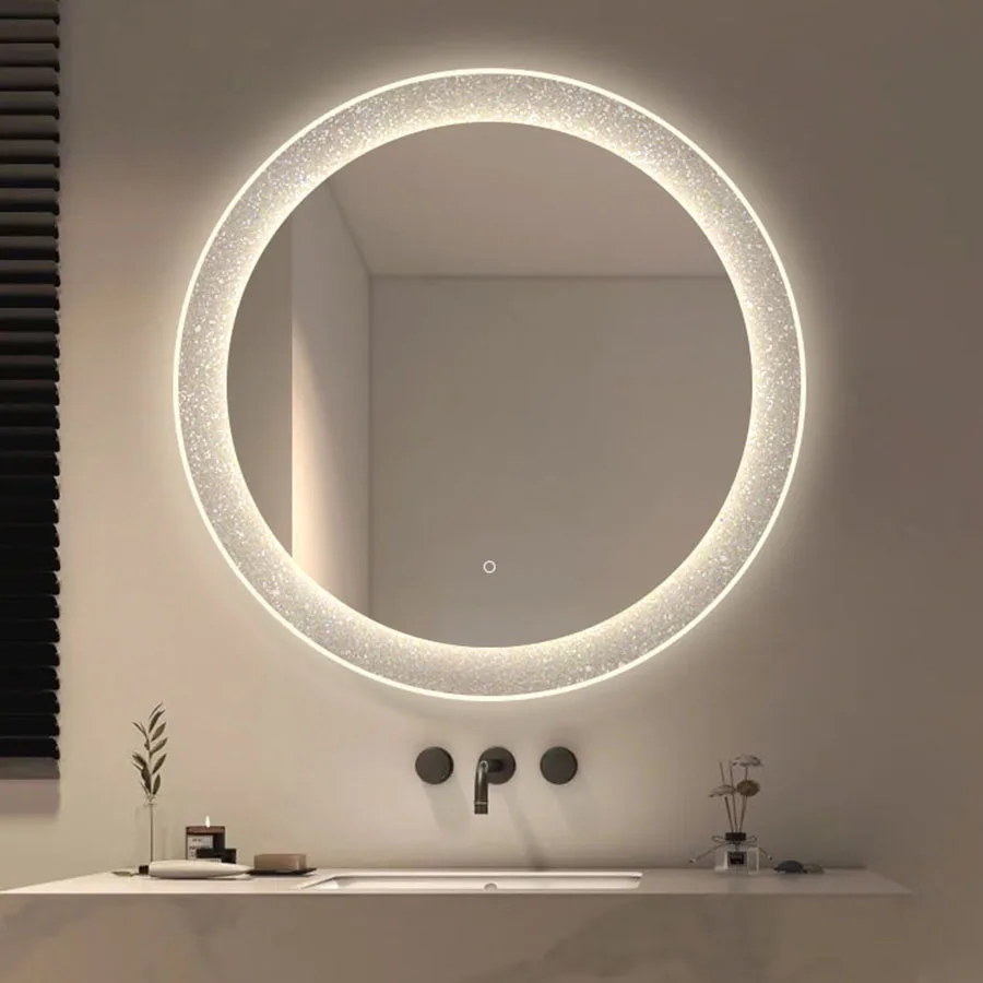 

Декоративное зеркало, эстетическое кружевное круглое зеркало для макияжа, винтажное украшение для ванной, спальни, девушки, искусственное зеркало, декор для комнаты