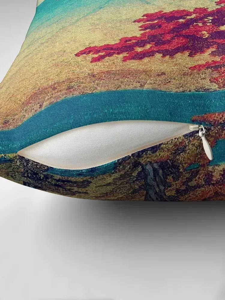 Новый год в Hisseii-природный ландшафт диванная подушка аниме подушки для дивана