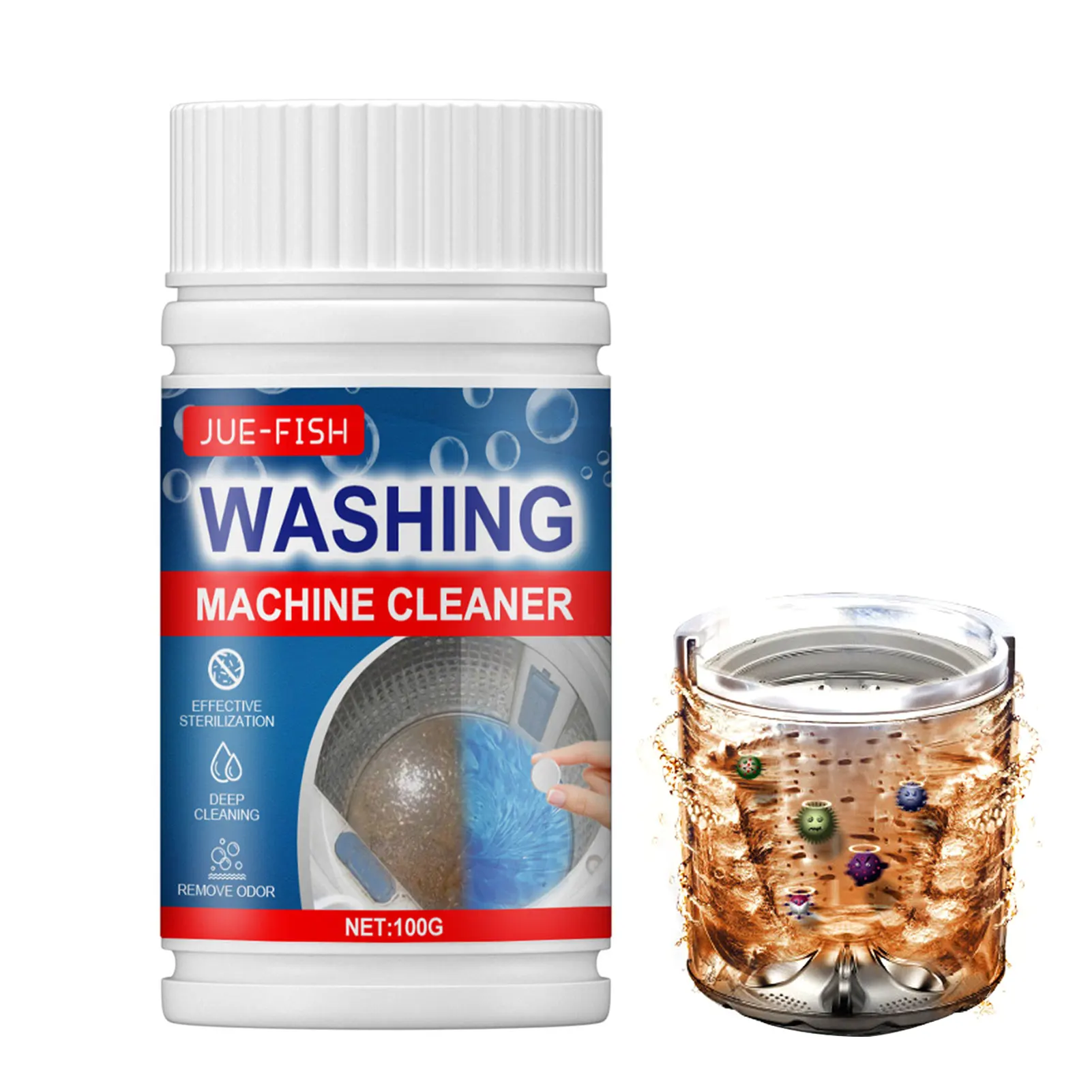 

New Multifunctional Washing Machine Cleaner Washer Cleaning Laundry Soap Detergent Effervescent Tablet Cleaner Dropshipping
