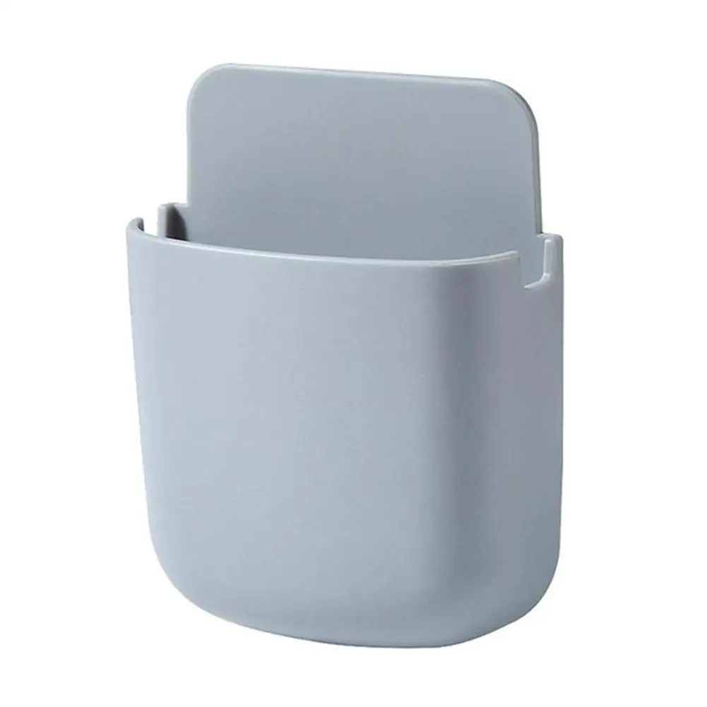 Wall Mounted Organizer Storage Box For Remote Control Air Conditioner Case Self Mobile Phone Plug Holder Stand Rack Home |
