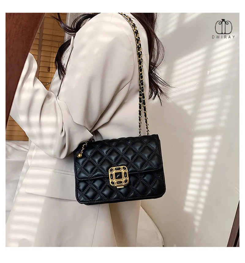 Сумки на цепочке для женщин сумка через плечо из искусственной кожи с