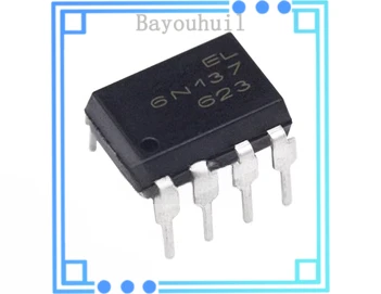 

10PCS New Original Authentic EL6N137 6N137 Straight Plug DIP8 High Speed Optocoupler