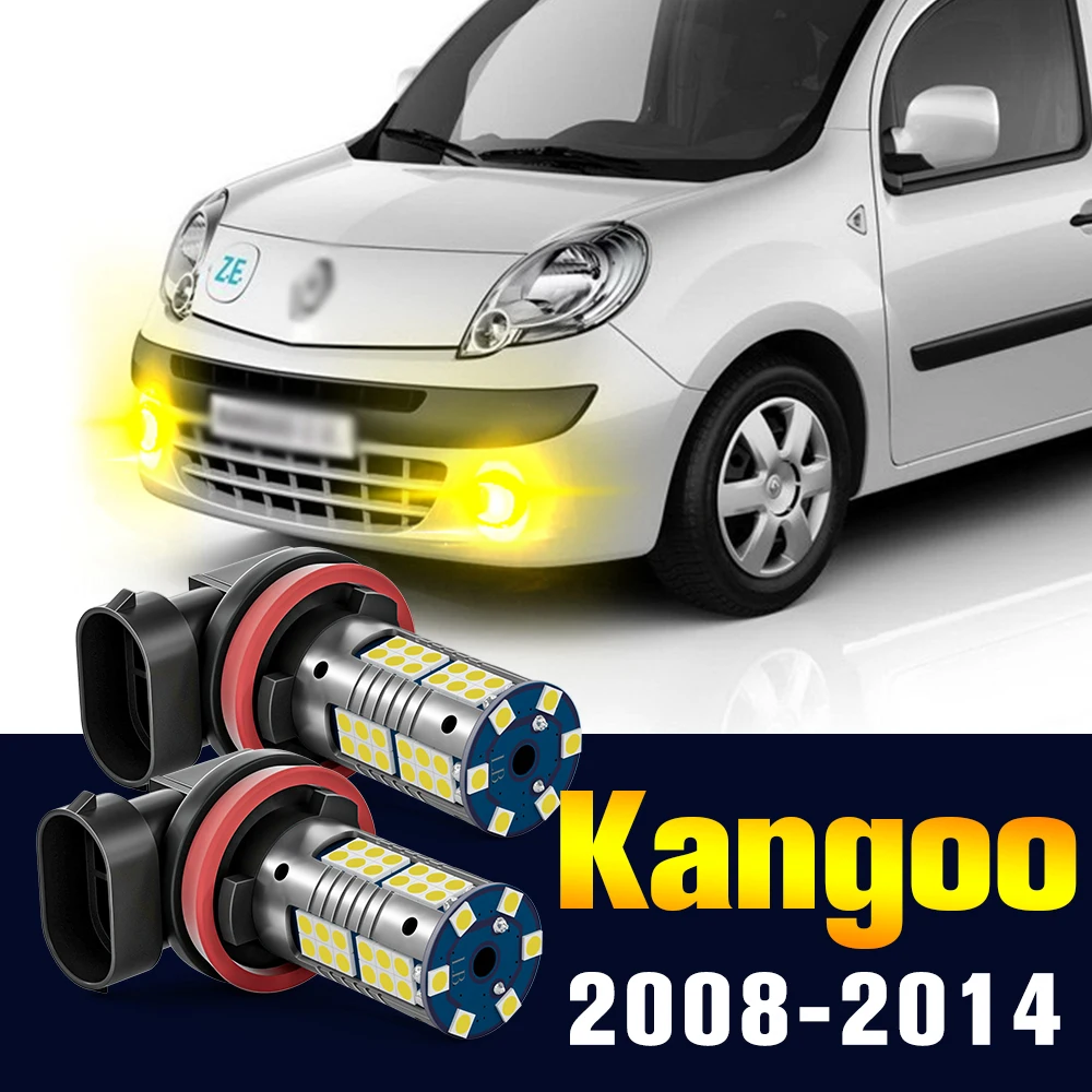 

2pcs LED Fog Light Bulb Lamp For Renault Kangoo 2008-2014 2009 2010 2011 2012 2013 Accessories