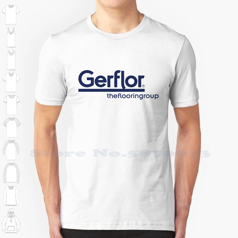 Повседневная Уличная одежда с логотипом Gerflor футболка принтом логотипа