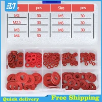 m2m2 5m3m4 red red steel paper gasket insulation washer red paper gasket screw quick bar flat gasket