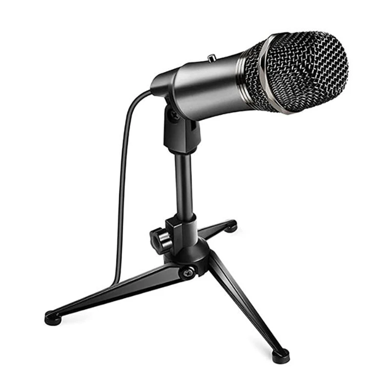 

USB Microphone For Computer,Professional Recording Condenser Microphone Compatible With Stand For PC, Laptop,Ipad