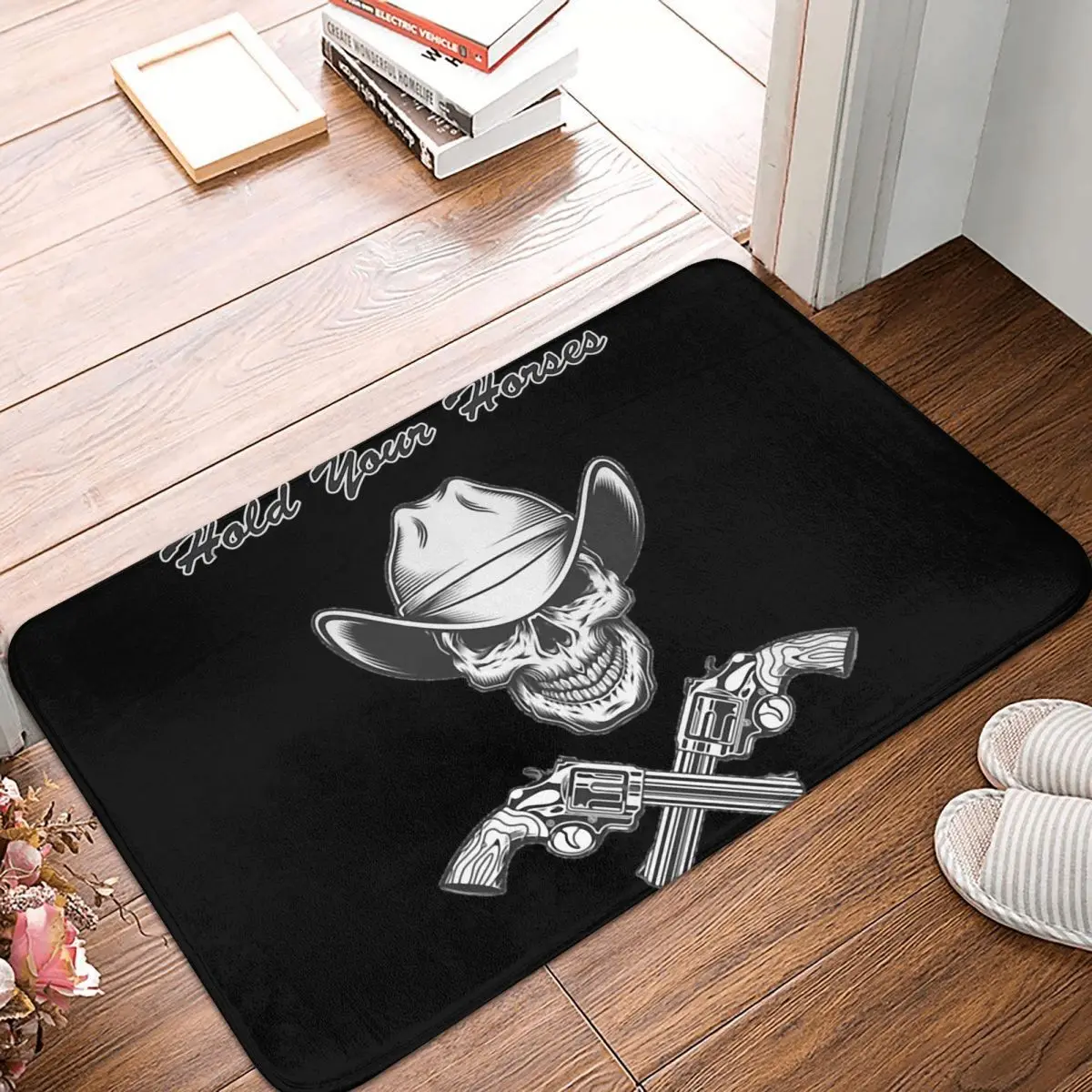 

Hold Your Horses Ned La Salle Non-slip Doormat Kitchen Mat Gun Balcony Carpet Welcome Rug Bedroom Decor