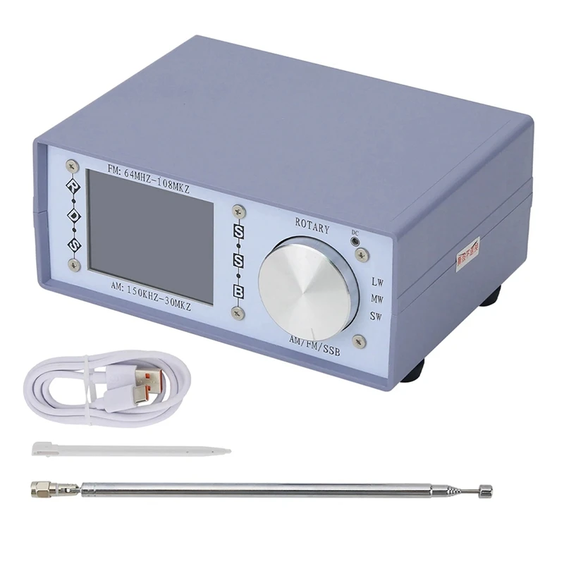 ATS25-Desk SI4732 Вседиапазонный радиоприемник FM/SSB/SW/MW/LW Полнодиапазонное радио с