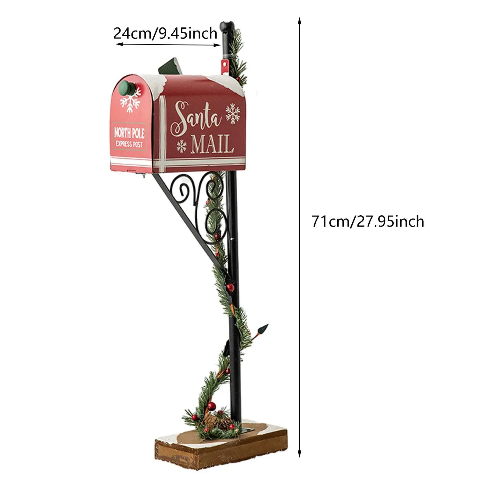 Рождественский почтовый ящик Санта-Клауса удобный уникальный креативный