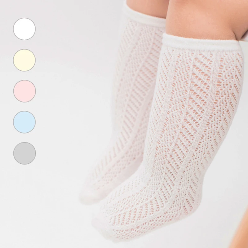 

New Baby Boy Long Socks Summer Girl Clothes Kids Mesh Socks Cute Stockings Toddler Tube Socks Calcetines Bebe Medias Para Bebe