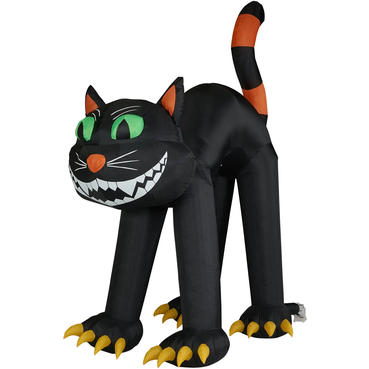 

Haunted Hill Farm 10-Ft. Black Cat Halloween Blow Up Inflatable with Light,Multicolor