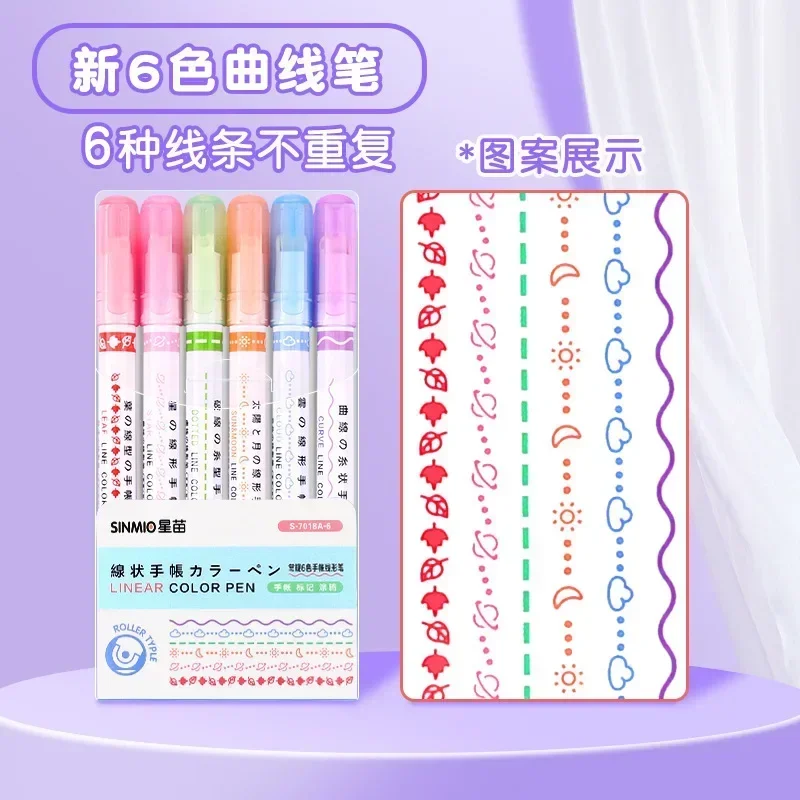 

Маркеры Kawaii 3/6 шт.