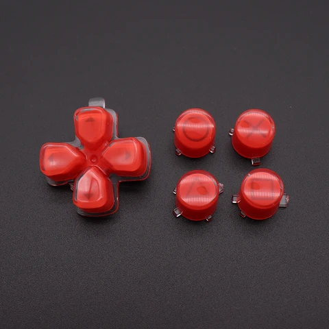 Запасные кнопки для контроллера PS5 Dpad & ABXY Jelly, сменные пусковые кнопки, запасные части для геймпада ps5
