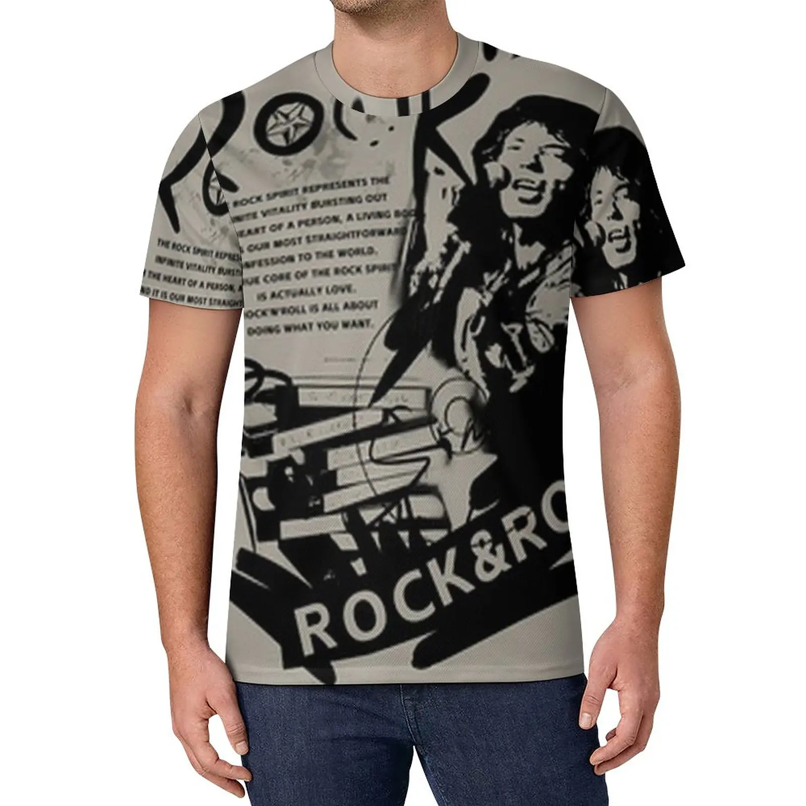 

Мужская футболка с круглым вырезом, Повседневная Свободная футболка с коротким рукавом и принтом, лето 2023