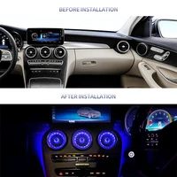 8pcs ambient light for mercedes benz e class w213 e300 e63s 2017 2021 ac vent led 64 colors turbo air outlet ambient light