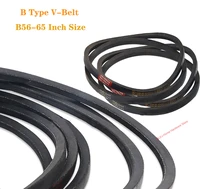 1pcs b565758 65 inch size b type v belt black rubber triangle belt industrial agricultural mechanical transmission belt