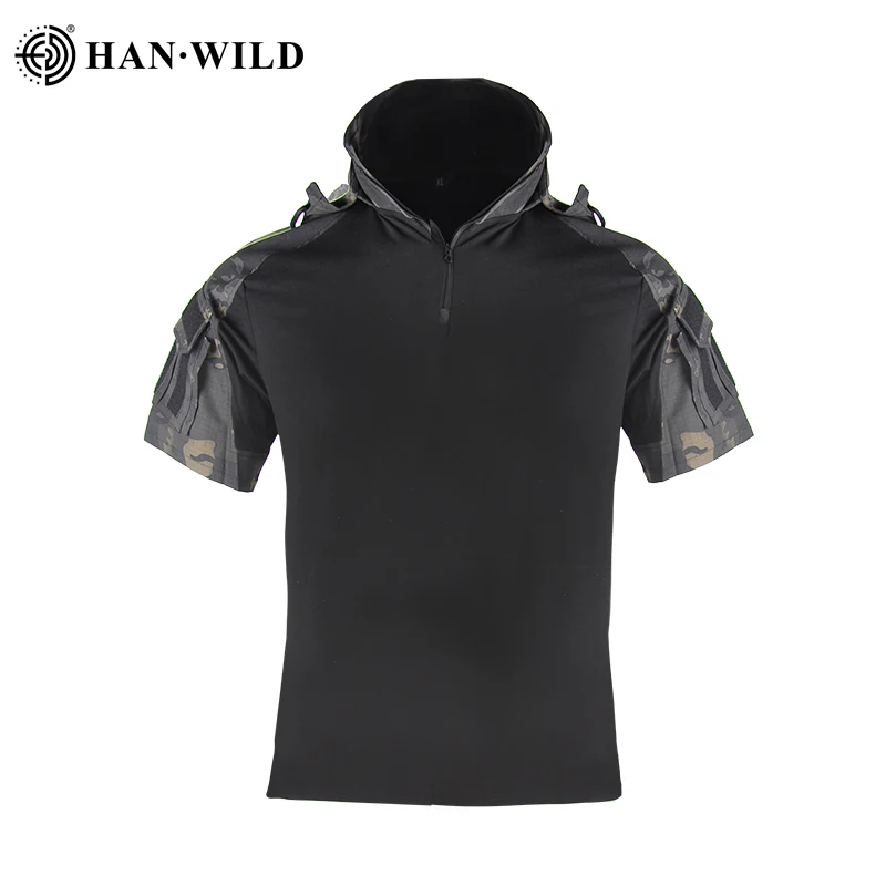 

Hiking Cycling Shirt Hoodies Combat Shirt Outdoor Camouflage Airsoft Army Shirts Climbing Hunting T-shirts Tactical T-shirt