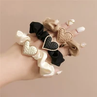 frosted matte love intestine ring head rope temperament fashion elegant hair ring korean girl hair accessories woman accesories