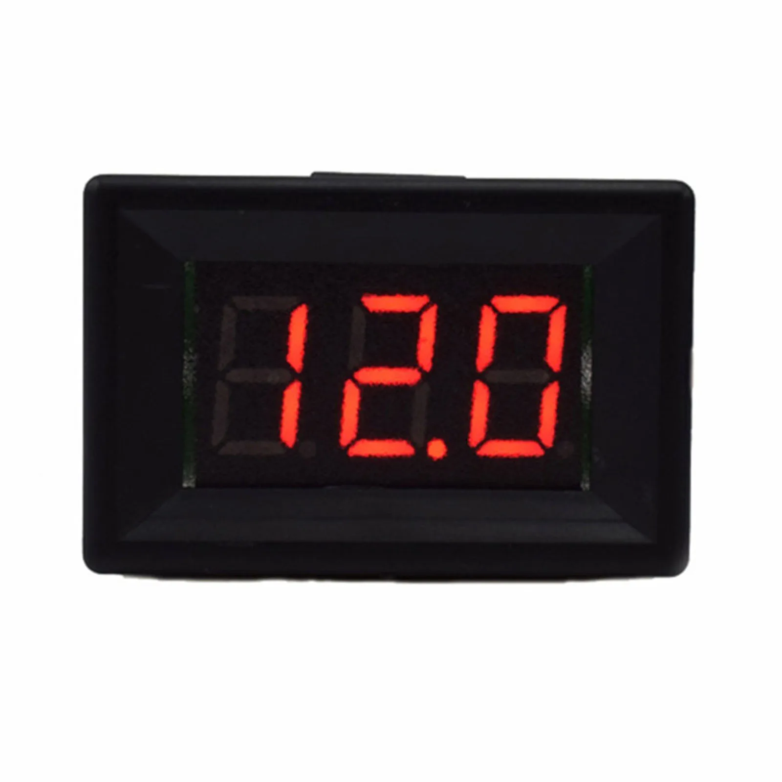 

0.36 Inch LED Digital Voltage Table 2-line DC Voltage Table Red Blue Green DC4.5-30V Voltmeter Power Supply Measuring Tool