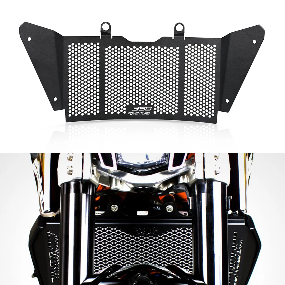 

Motorcycle Accessory For 390ADVENTURE 390 ADVENTURE ADV 2019-2022 2020 2021 Radiator Guard Protector Grille Grill Cover Aluminum