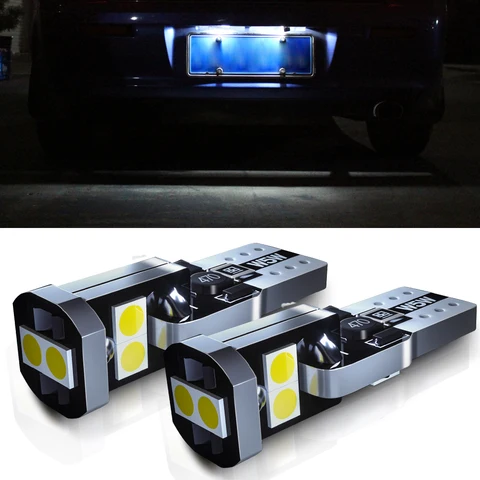2x светодиодные лампы освещения номерного знака, аксессуары Canbus для Toyota Auris 2006 2007 2008 2009 2010 2012 2013 2014 2015 2016 2017 2018