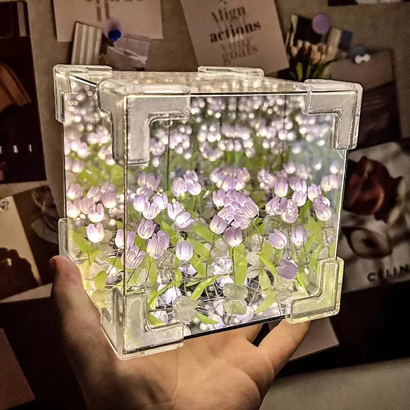 

Набор для создания ночника "Морской куб" из стекла