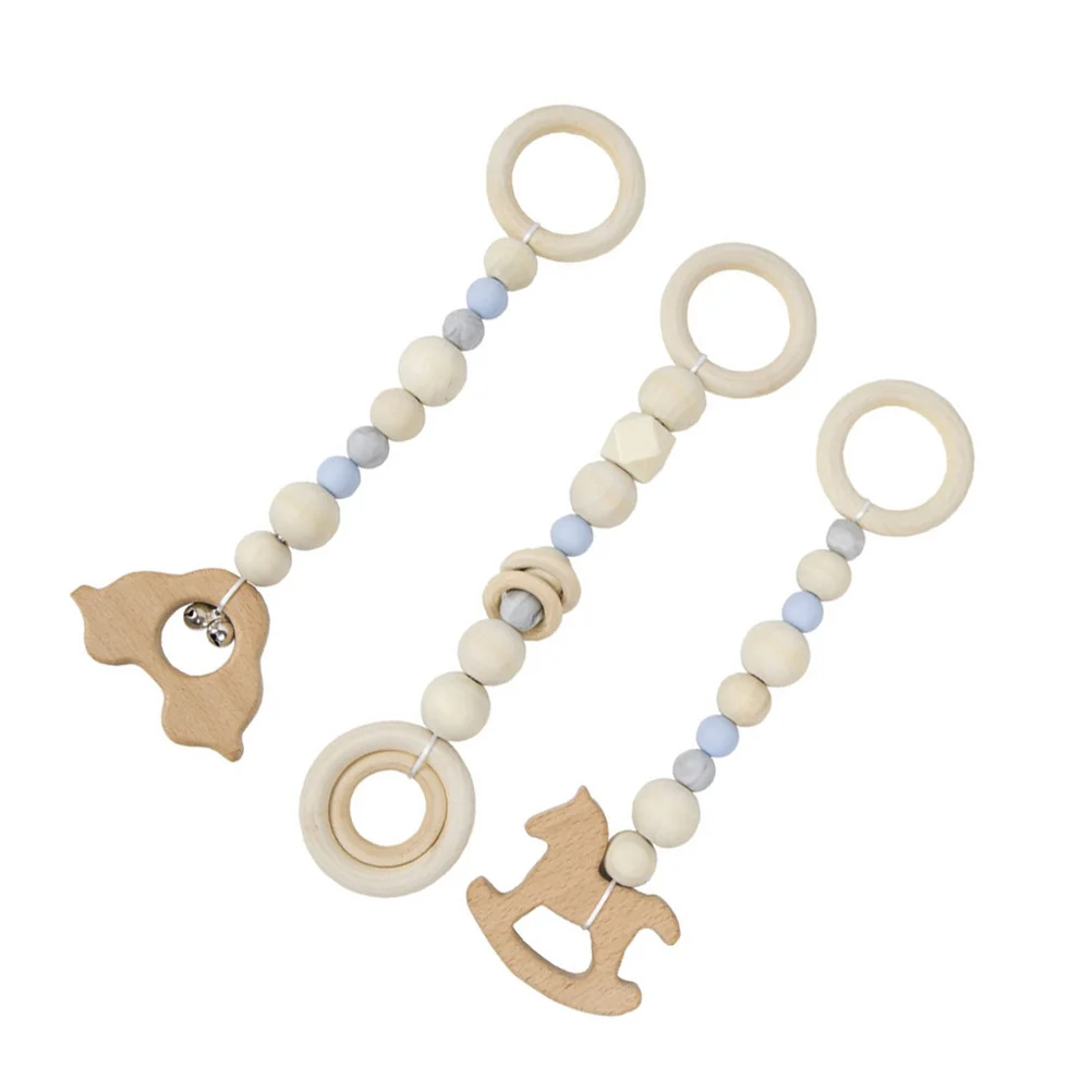 

3 Pcs 1 Set Fitness Equipment Hanging Toys Educational Toys Durable Creative Lovely Pendants Toys for Baby Room Toddler Baby