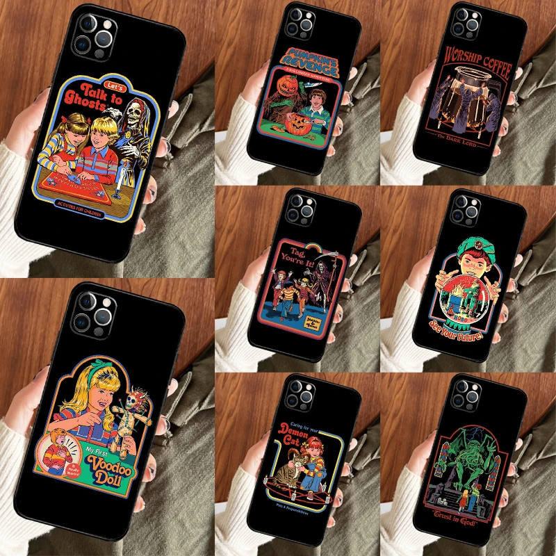 Фото Забавный чехол на Хэллоуин с Сатаной для Honor Magic 7 6 5 8 Pro, Honor Win RT X9d X9c X9b X9a X8c X8b 70 90 200 400 Lite №1