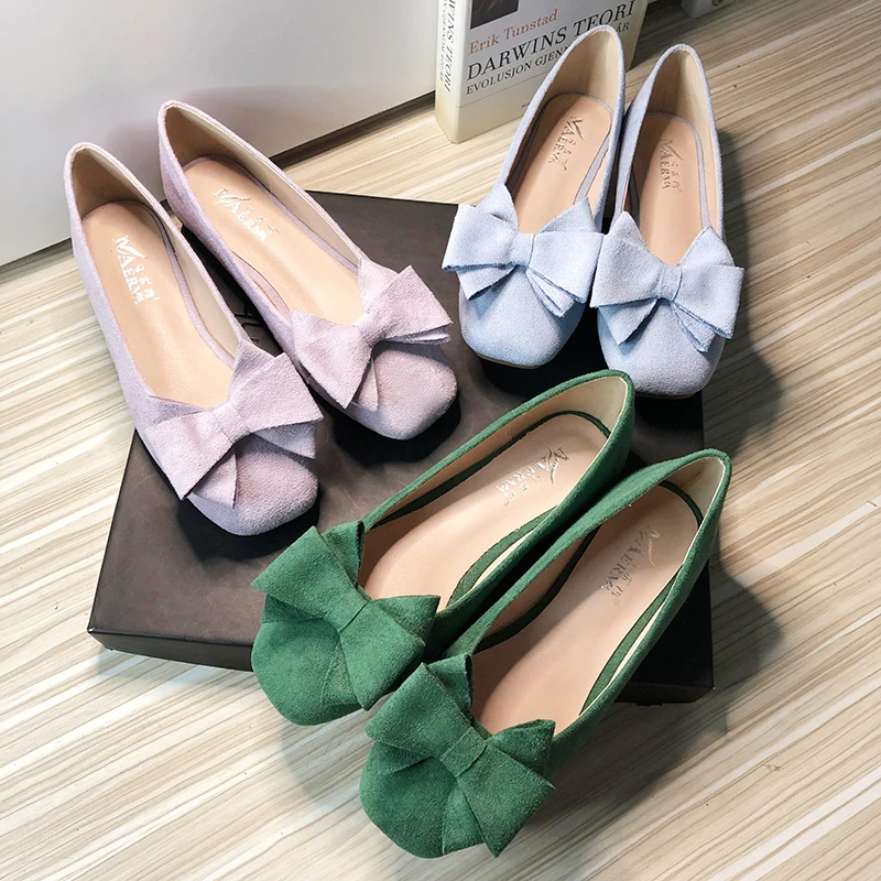 

women flats bowknot gommino driving shoe round head spring summer flat shoes for women solid color nice quality size 33-43 bow