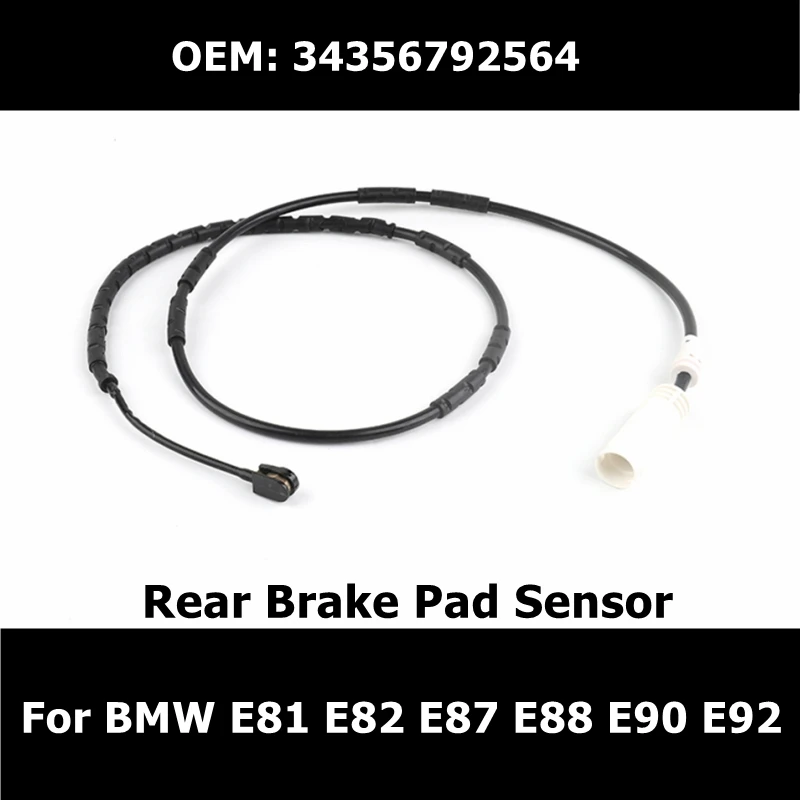 

34356792564 1 шт. датчик тормозной колодки для BMW E81 E82 E87 E88 E90 E92 E93 Предупреждение о износе заднего тормоза контактная линия автомобильные аксессуа...