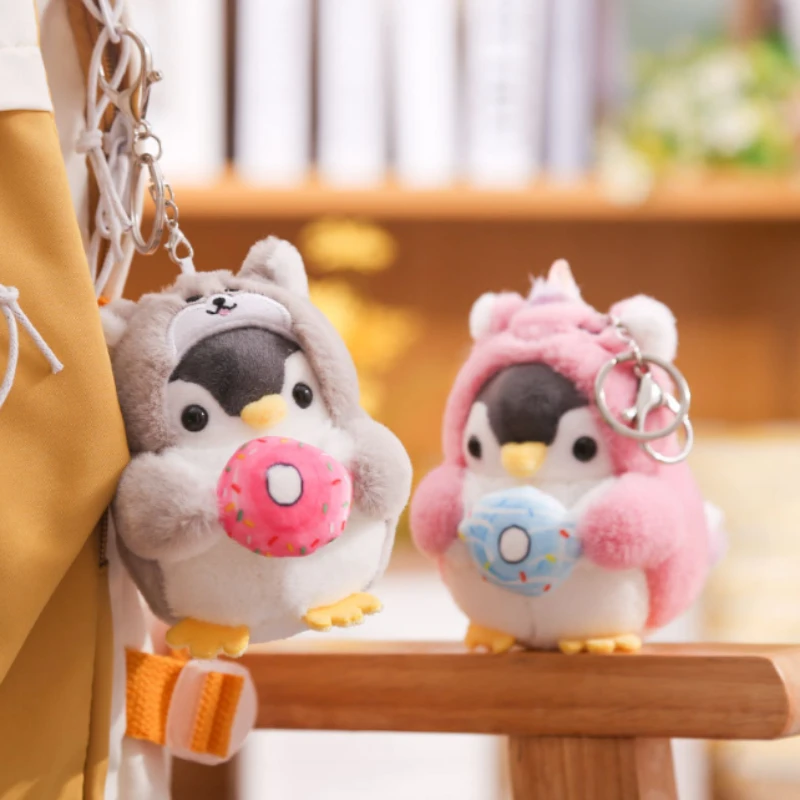 

Kawaii Пингвин плюшевая кукла мультфильм аниме Кролик Плюшевая Игрушка милая животная медведь брелок сумка кулон японский мультфильм подарок...