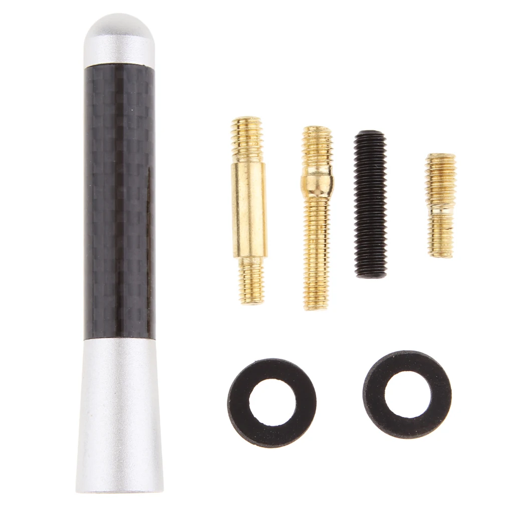 

Винтовая антенна из алюминиевого сплава черного цвета с коротким радиоприемником 3,1 дюйма