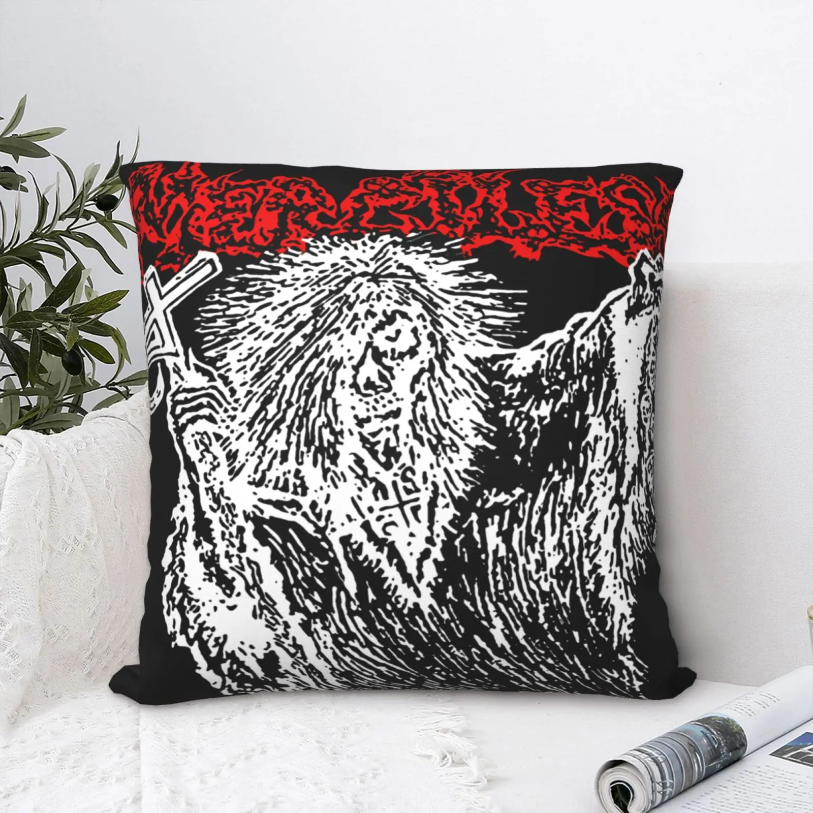 

Merciless Kingdom Of The Dark 1988, наволочка для подушки, Наволочки для подушки, Наволочки для подушек, наволочки для подушек, наволочки для диванных подуш...