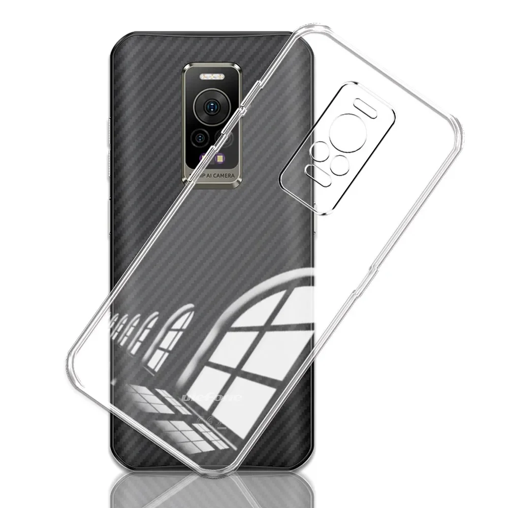 Для Ulefone Armor 17 Pro Чехол Прозрачная мягкая силиконовая искусственная кожа для 17Pro