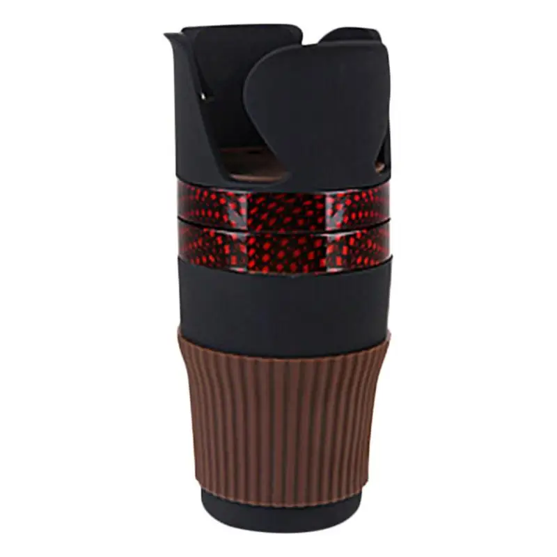 

Car Cup Holder Insert Multifunctional 360 Rotating Car Truck Drinking Bottle Holder Sunglasses Phone Organizer Center Console