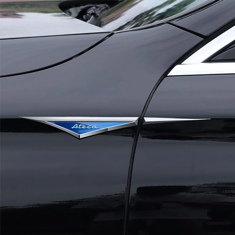 

Автомобильная металлическая дверь боковое Крыло Лезвие логотип эмблема значок украшения наклейки для Seat Ateca FR kh7 dsg7 5f 2021 2022 2023 2020