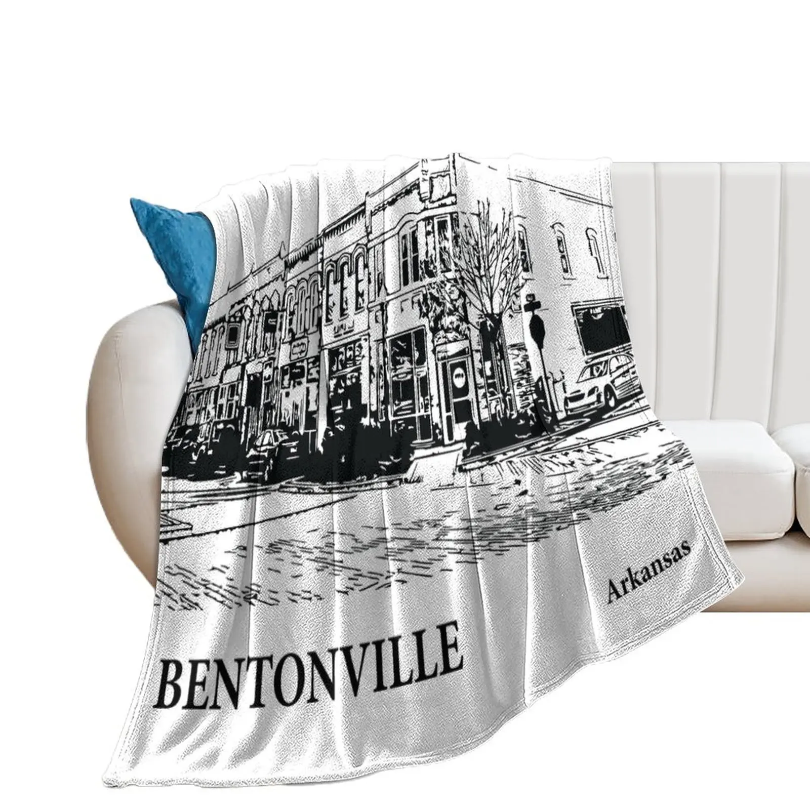 Одеяло Bentonville Arkansas Thermals для путешествий фланелевые одеяла