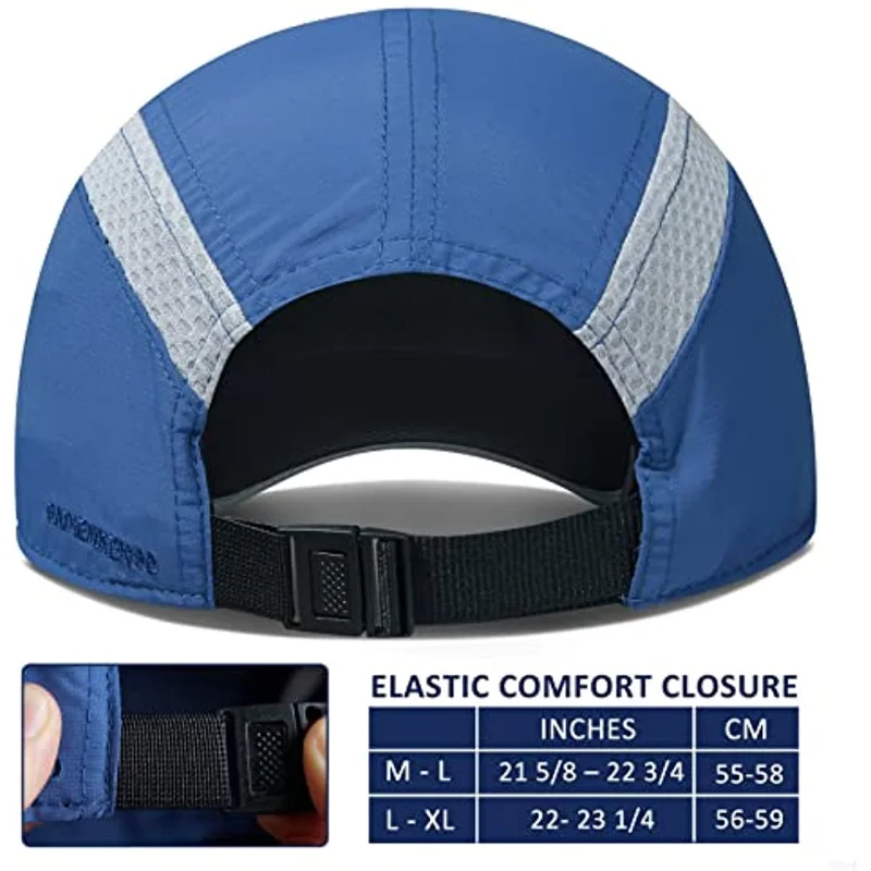 【GADIEMKENSD】Unstructured Hats Reflective Brim UPF 50+ Outdoor Caps for Women tennis Cap