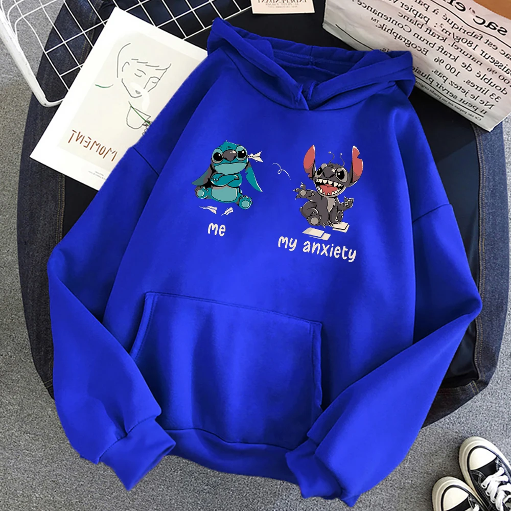 

Lilo Stitch Cartoon Cute Sweatshirt Mens Disney Anime Comics Hoodies 2022 Autumn Fleece Soft Streetwear Casual Warm Men Hoodie