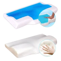 orthopedic memory foam pillow 50x30cm60x35cm slow rebound soft ice cool gel pillow comfort relax the cervical for adult pillows
